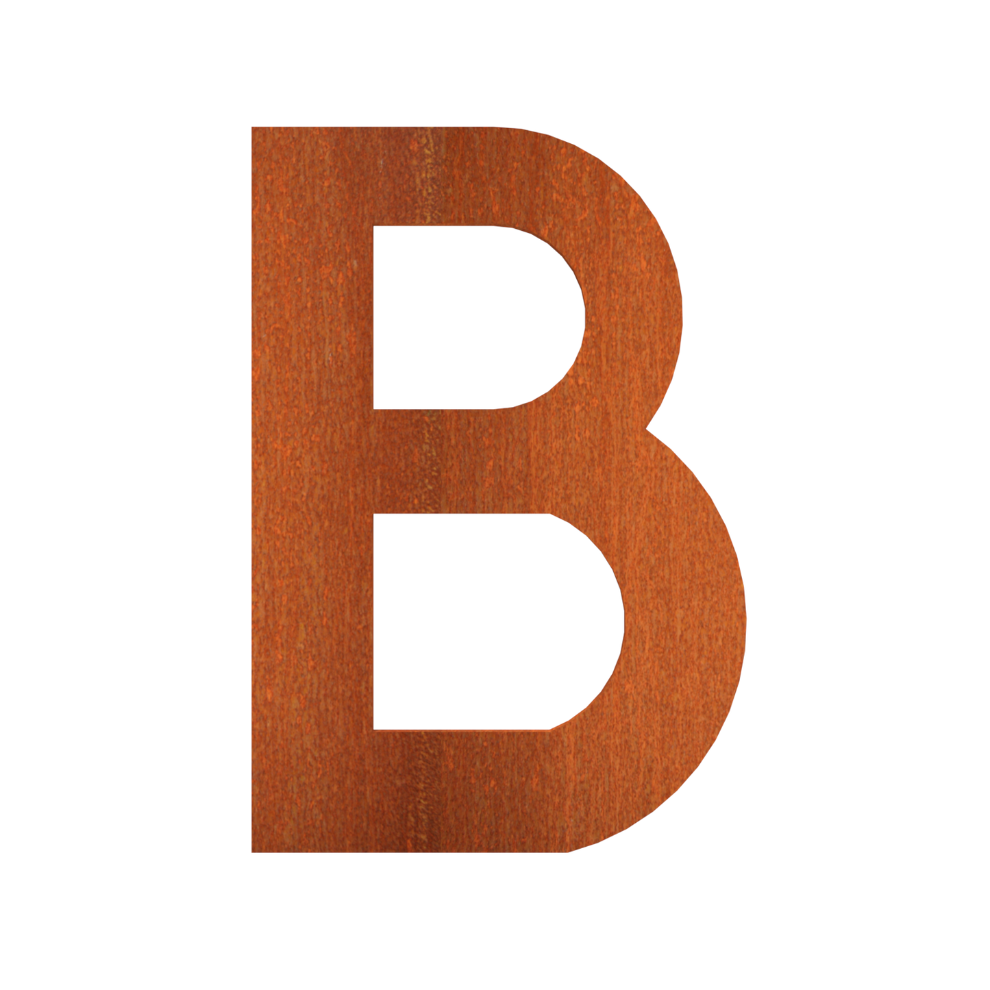 Buchstaben aus Cortenstahl