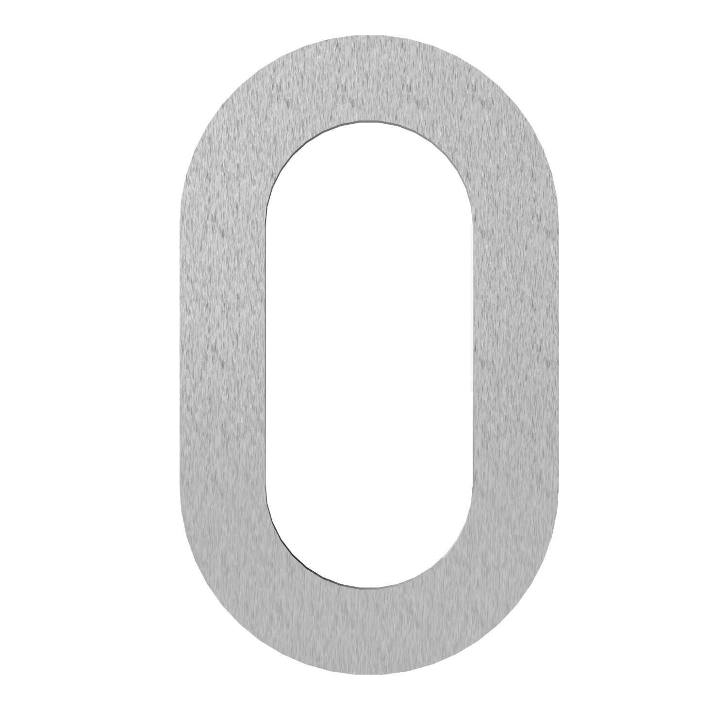 Hausnummern aus Edelstahl