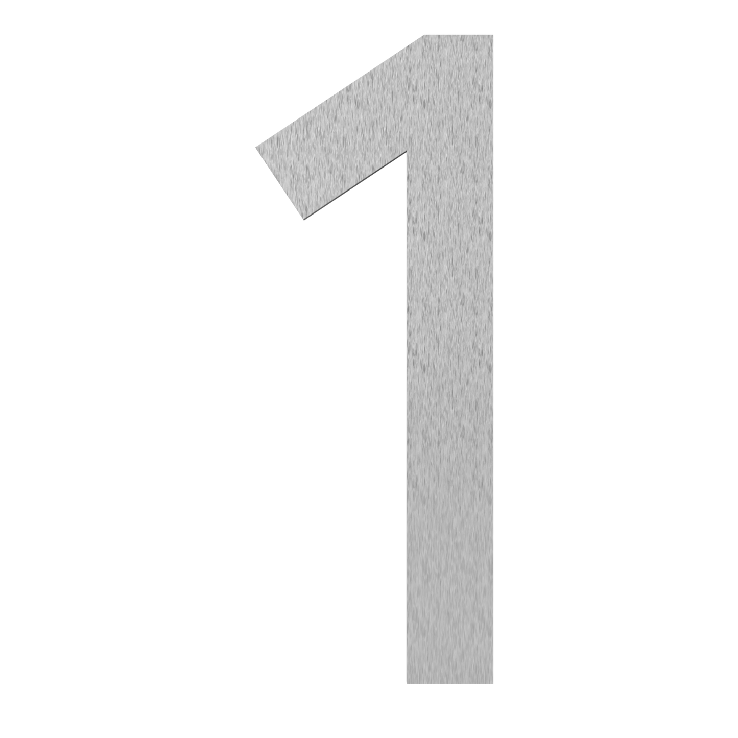 Hausnummern aus Edelstahl