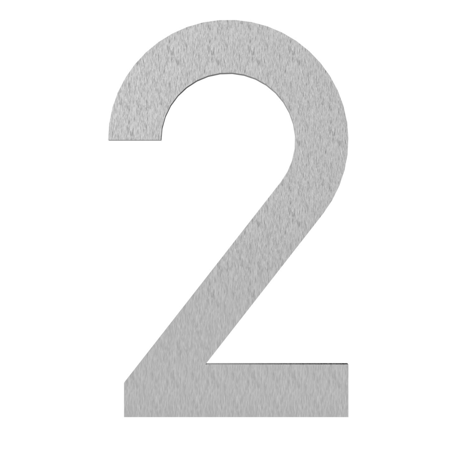 Hausnummern aus Edelstahl