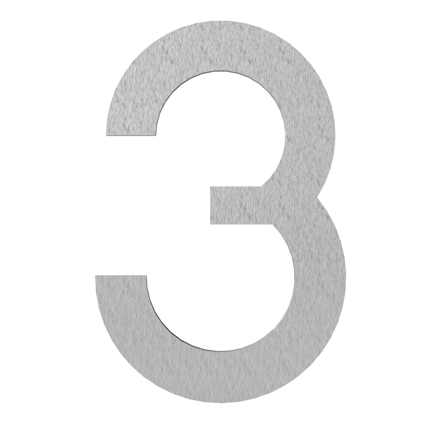 Hausnummern aus Edelstahl