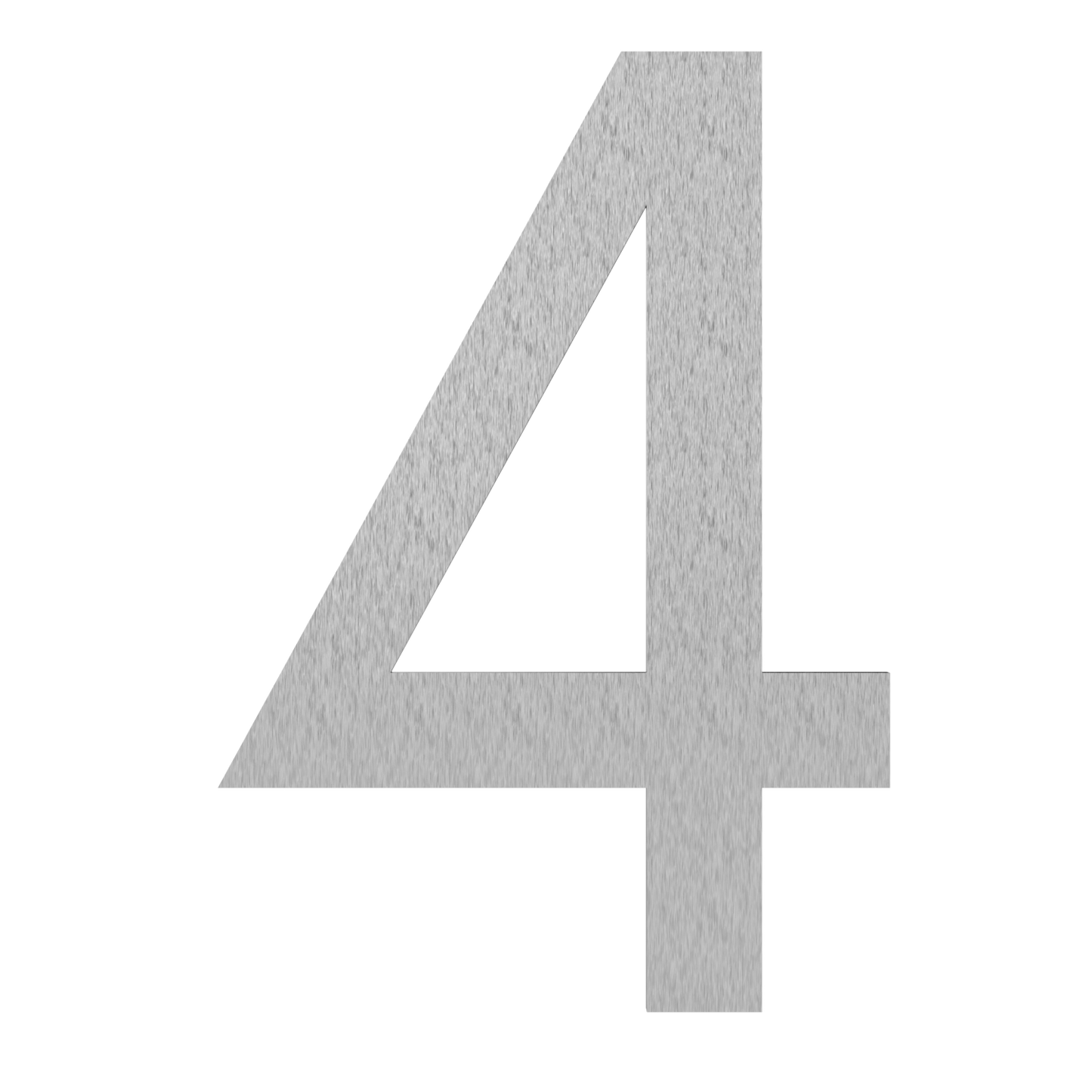 Hausnummern aus Edelstahl