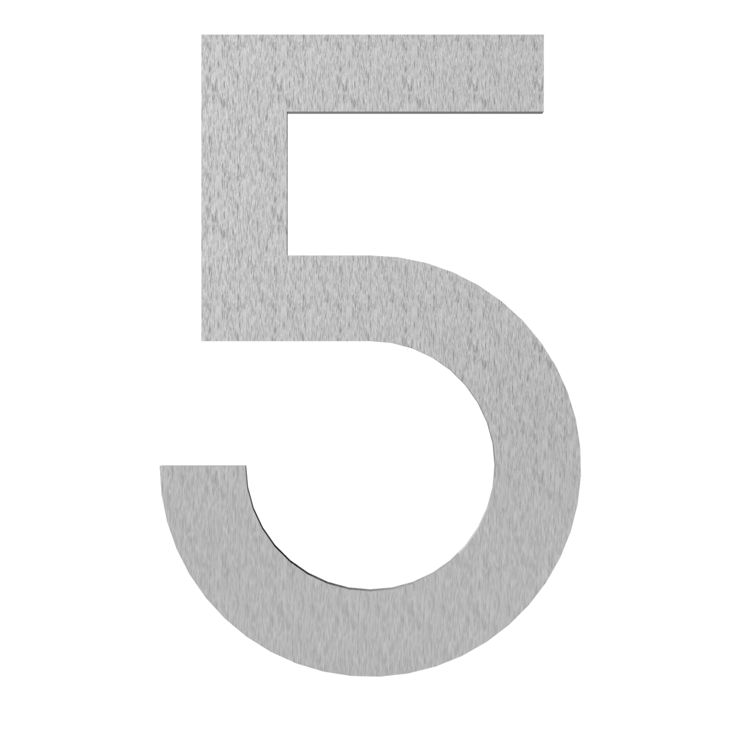 Hausnummern aus Edelstahl