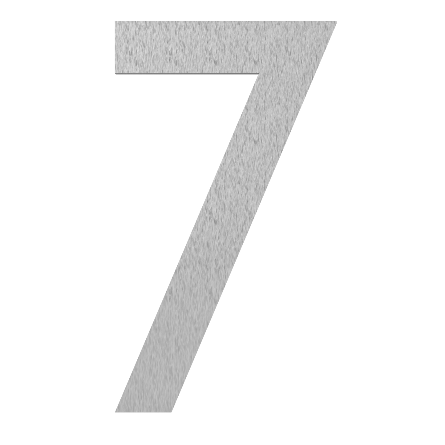 Hausnummern aus Edelstahl