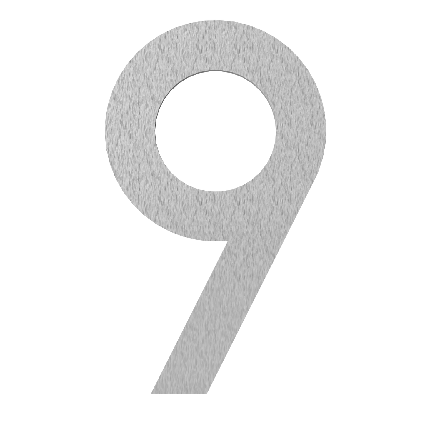 Hausnummern aus Edelstahl