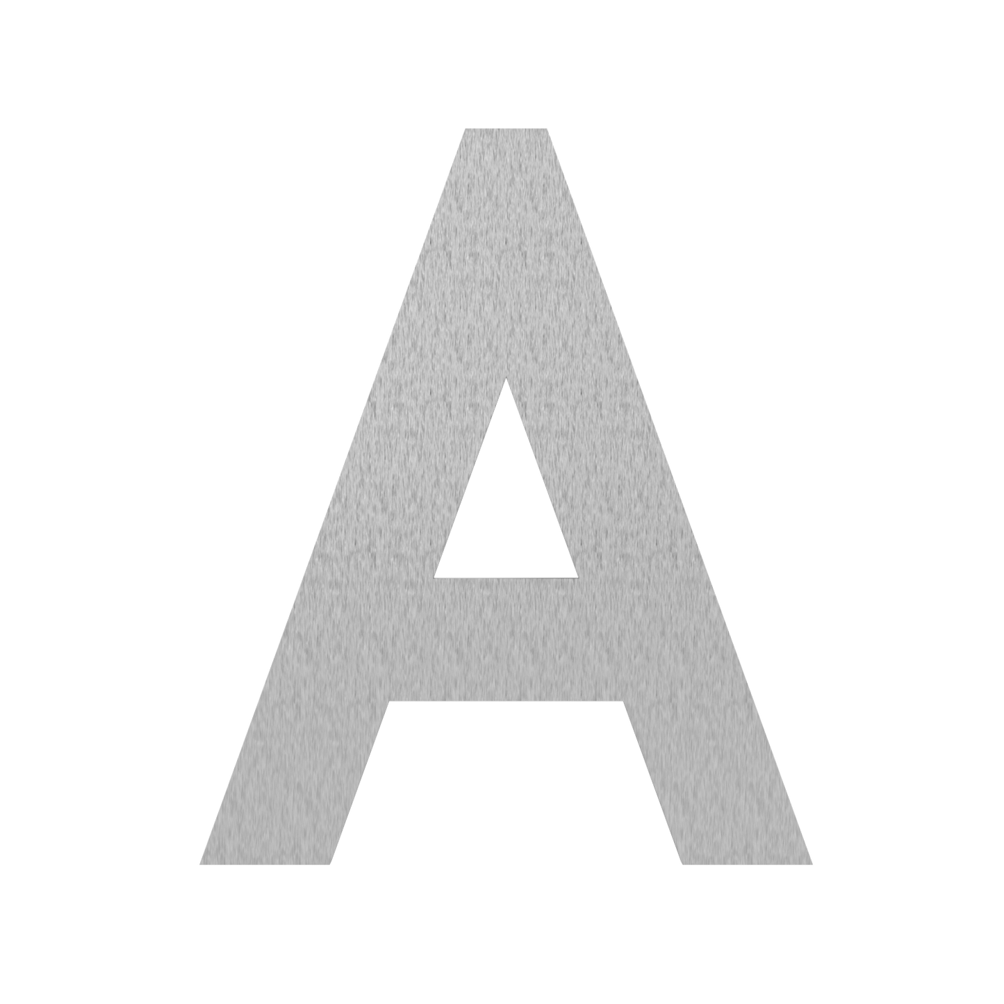 Buchstaben aus Edelstahl