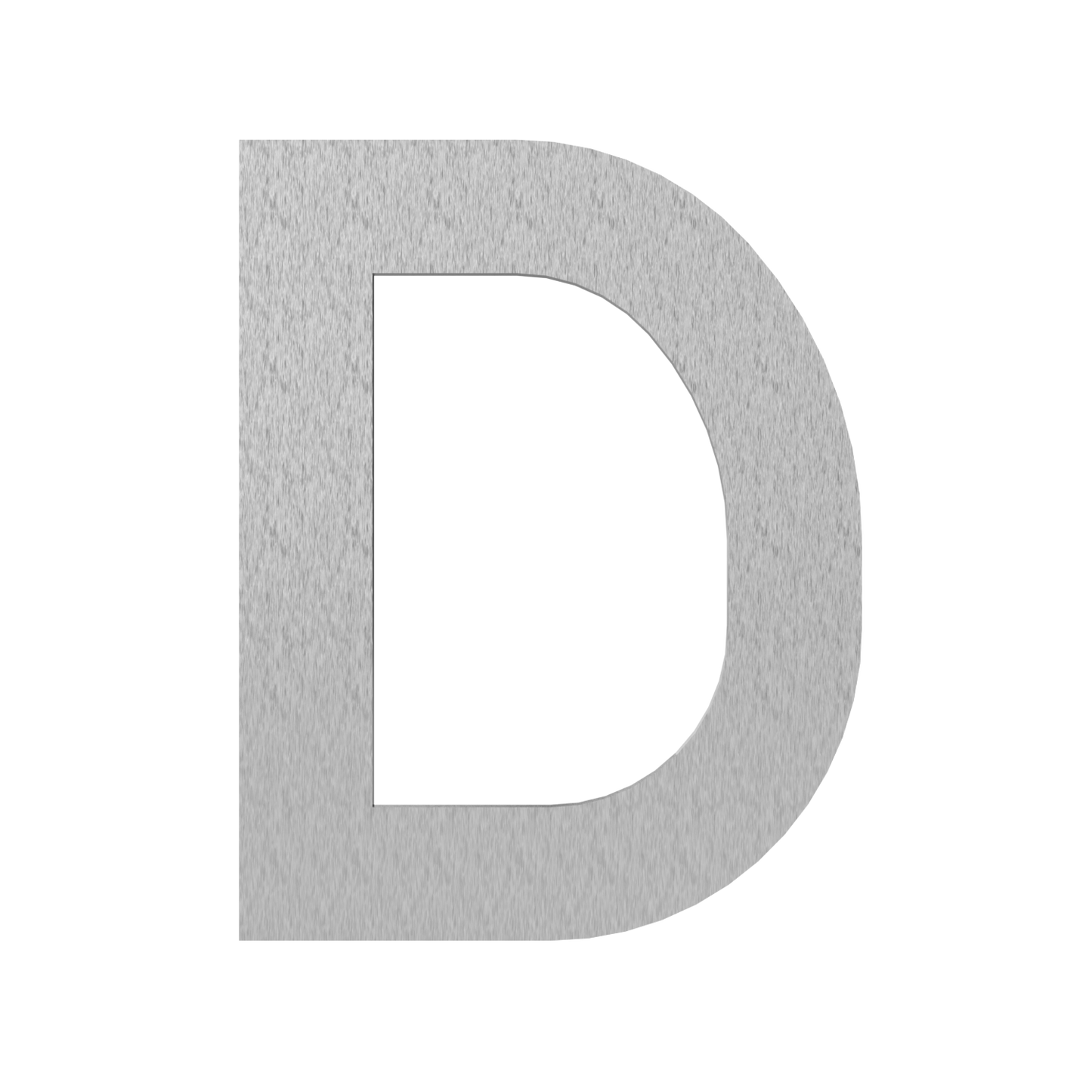 Buchstaben aus Edelstahl