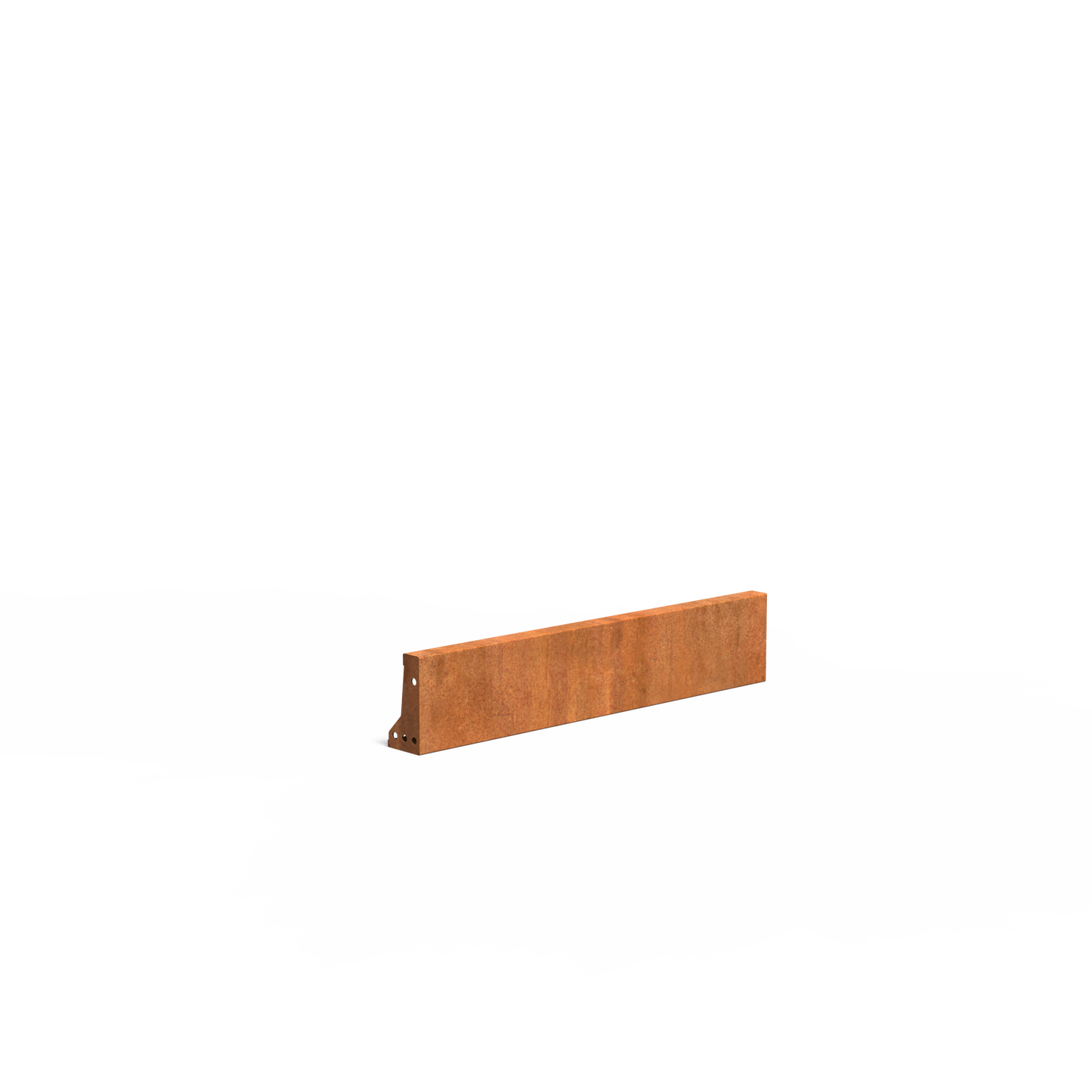 Gerade Stützmauer / schmaler Rand