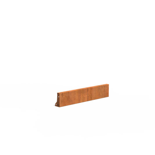 Gerade Stützmauer / schmaler Rand