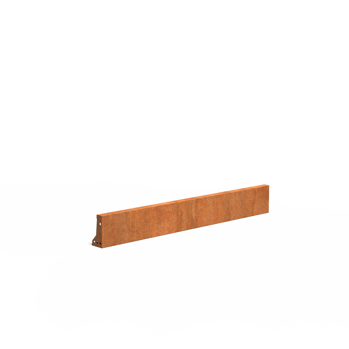 Gerade Stützmauer / schmaler Rand