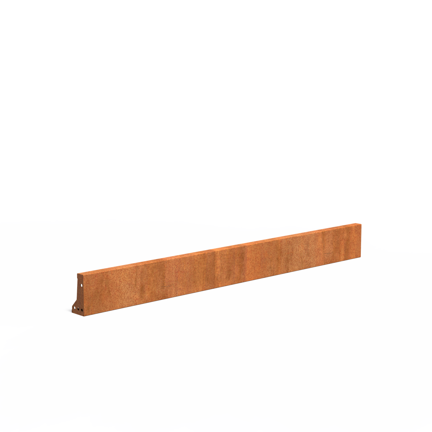 Gerade Stützmauer / schmaler Rand