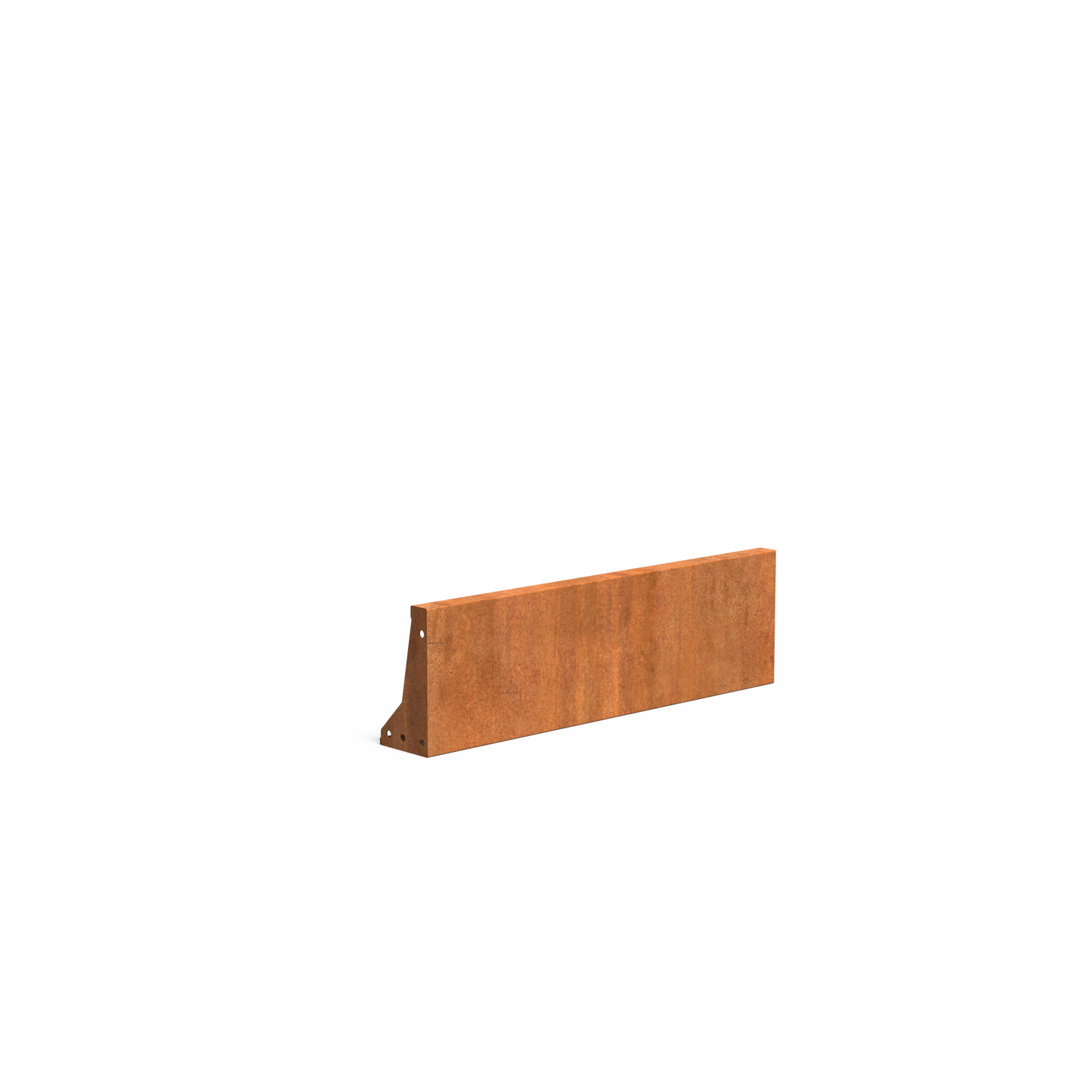 Gerade Stützmauer / schmaler Rand