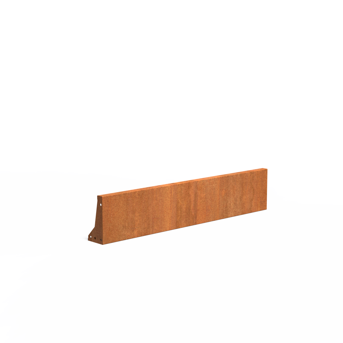 Gerade Stützmauer / schmaler Rand