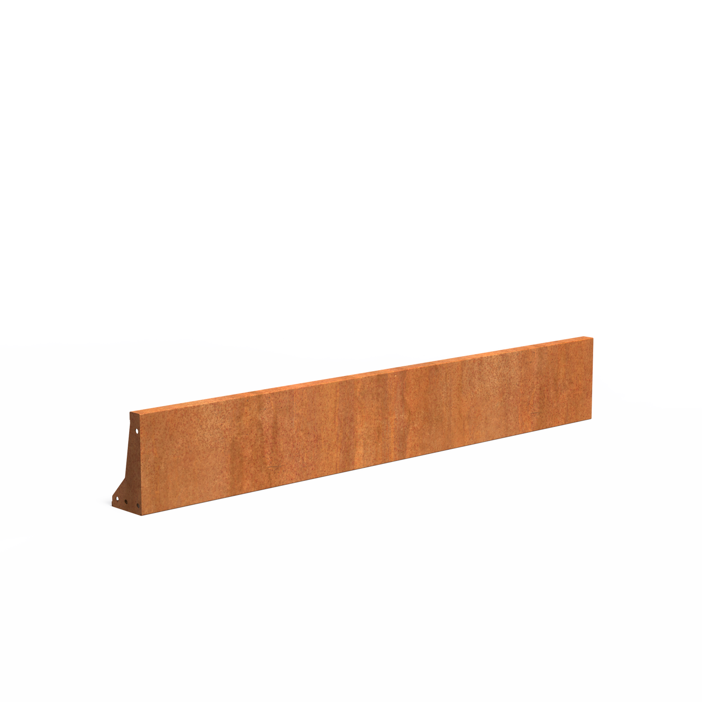 Gerade Stützmauer / schmaler Rand