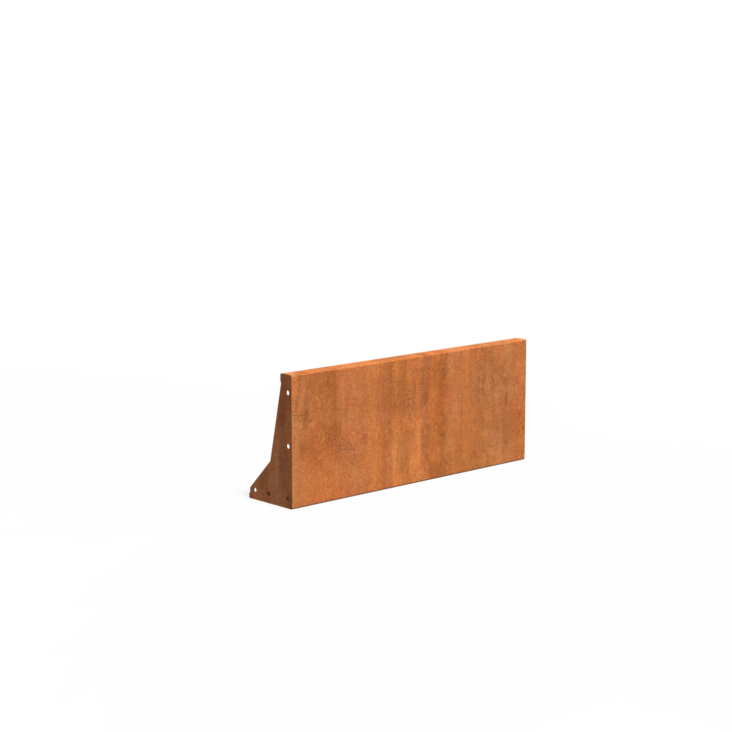 Gerade Stützmauer / schmaler Rand