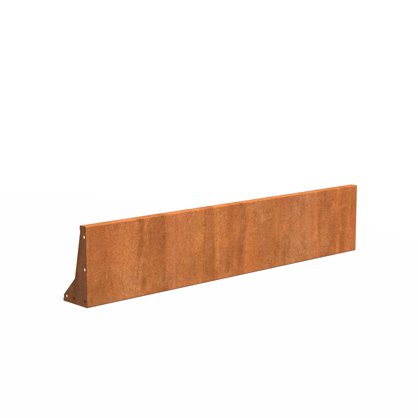 Gerade Stützmauer / schmaler Rand