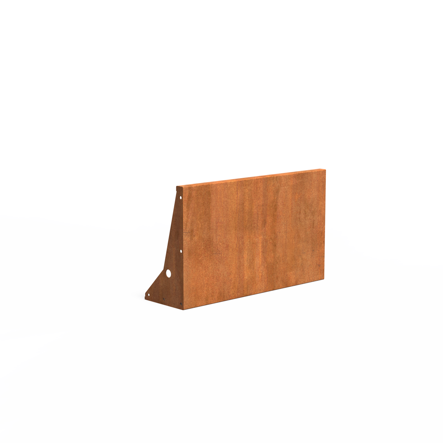 Gerade Stützmauer / schmaler Rand