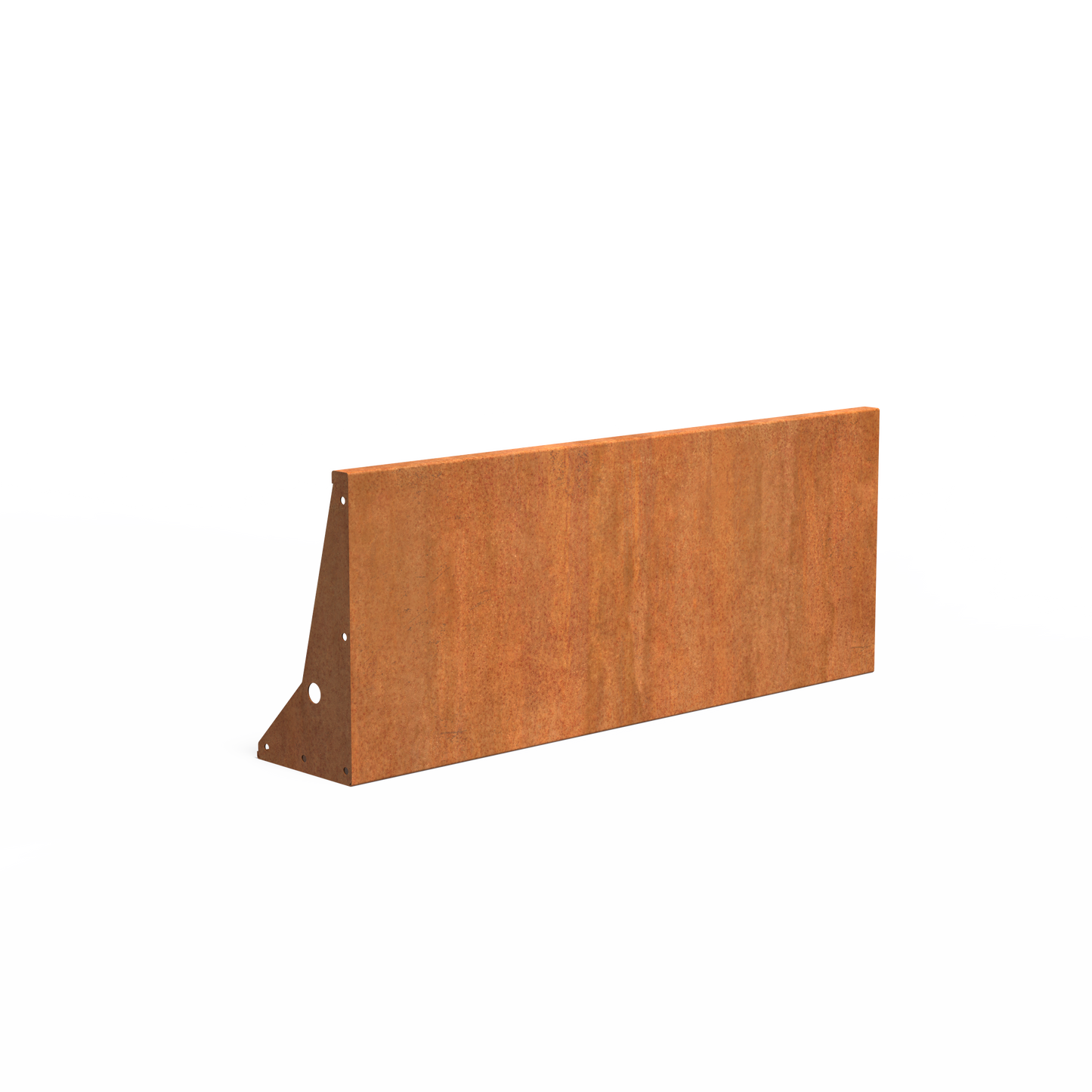 Gerade Stützmauer / schmaler Rand