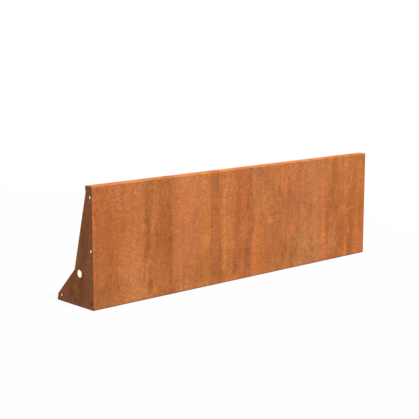 Gerade Stützmauer / schmaler Rand