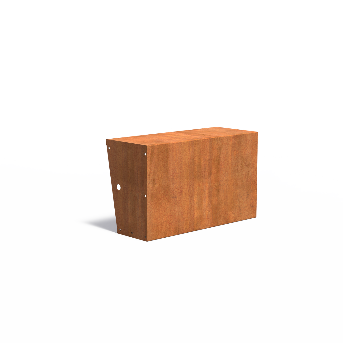 Gerade Stützmauer / breiter Rand