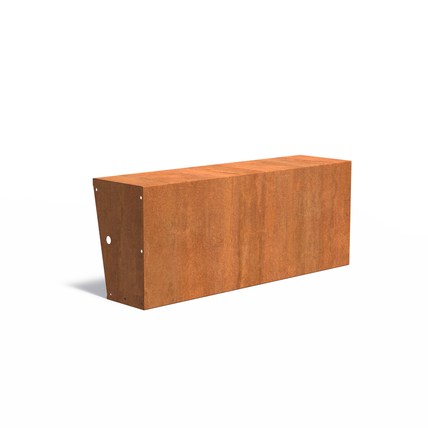 Gerade Stützmauer / breiter Rand