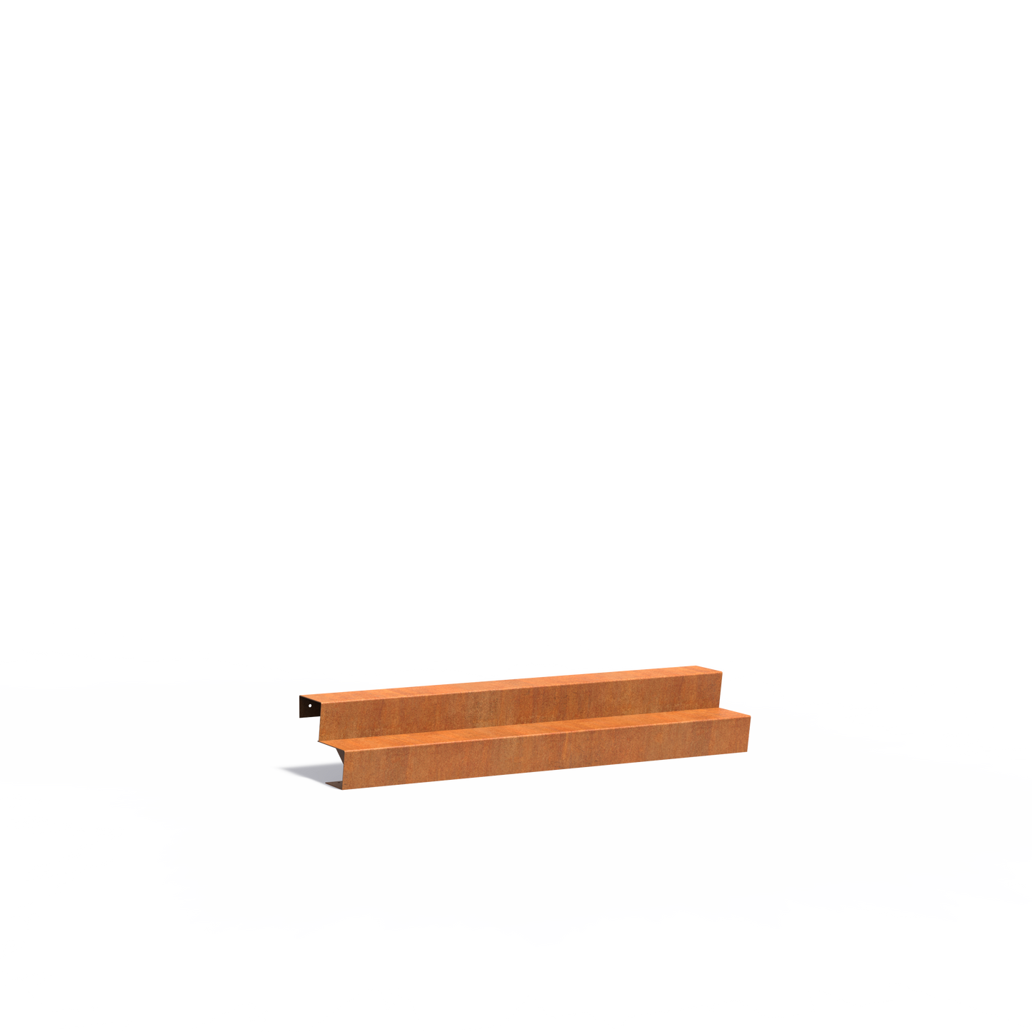 2-stufige Treppe aus Corten