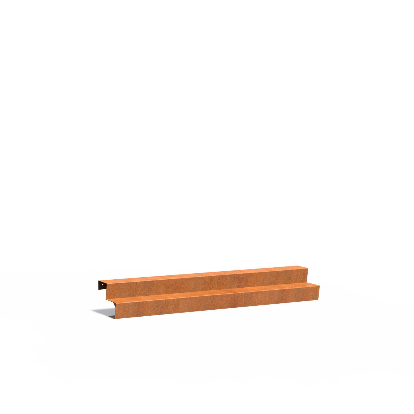2-stufige Treppe aus Corten