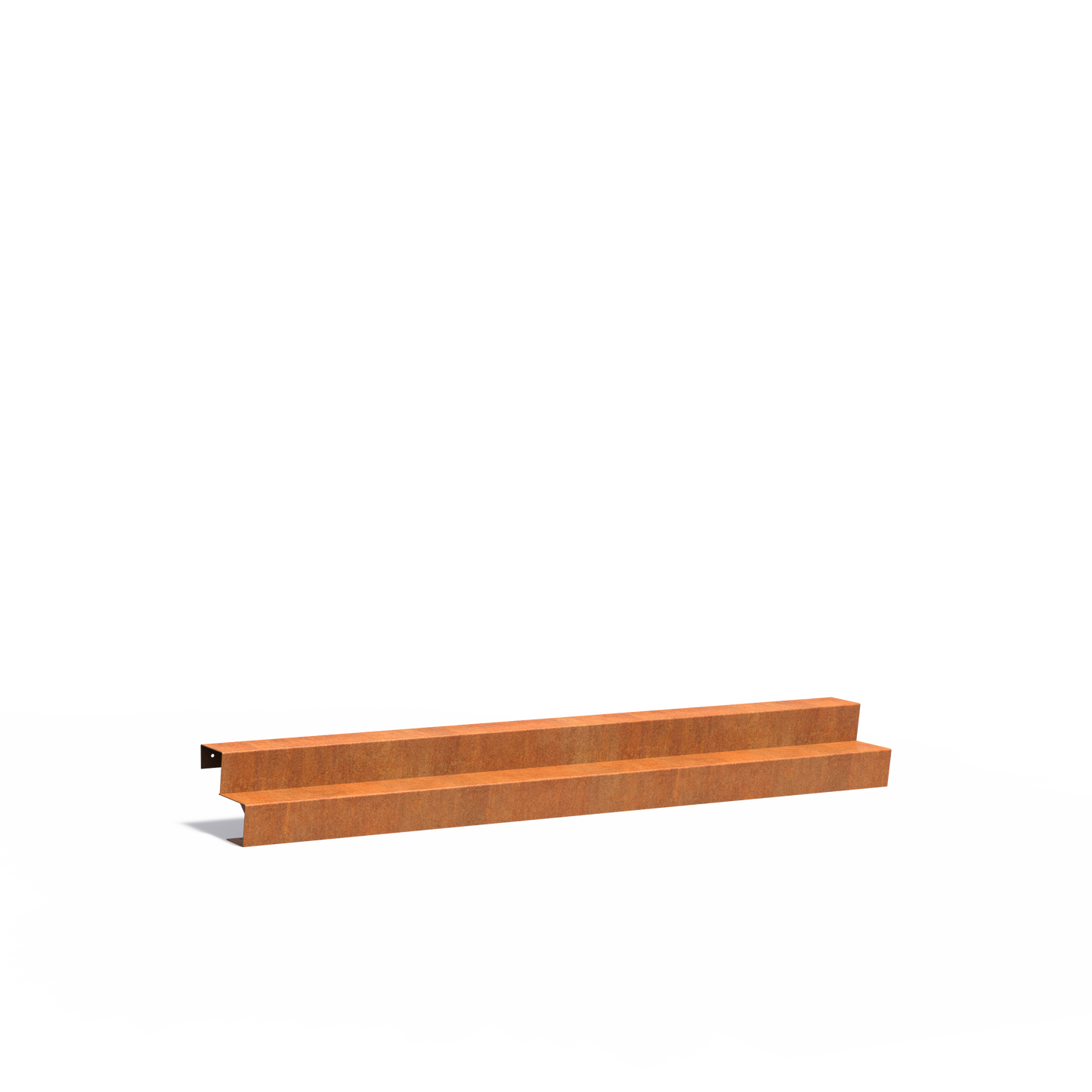 2-stufige Treppe aus Corten