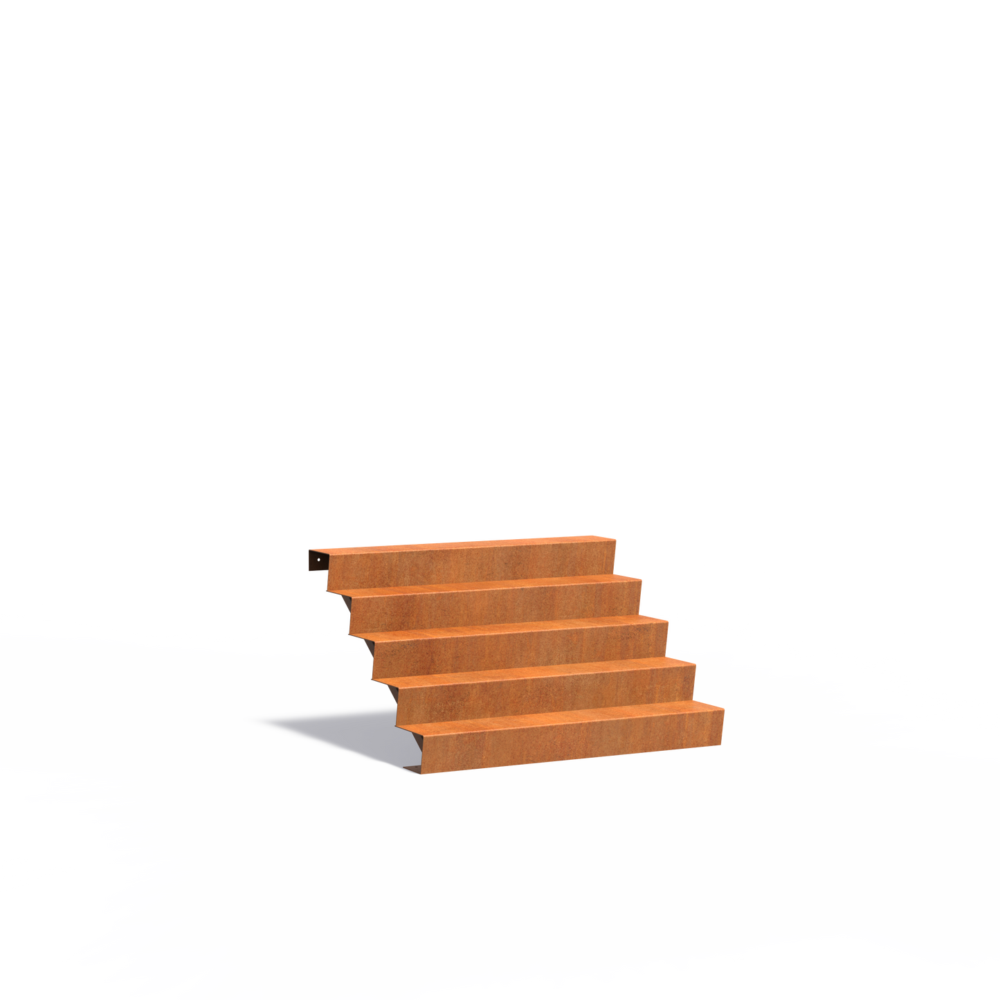 5-stufige Treppe aus Corten