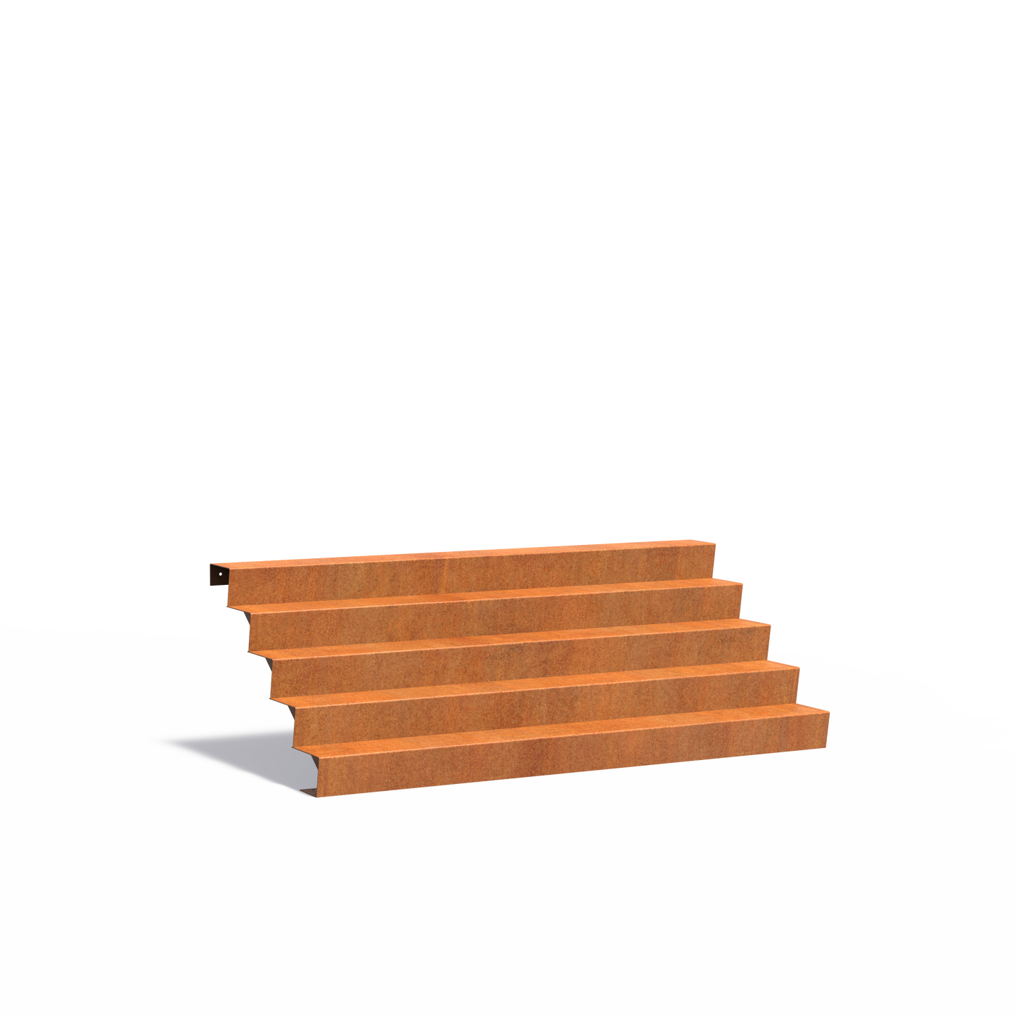 5-stufige Treppe aus Corten