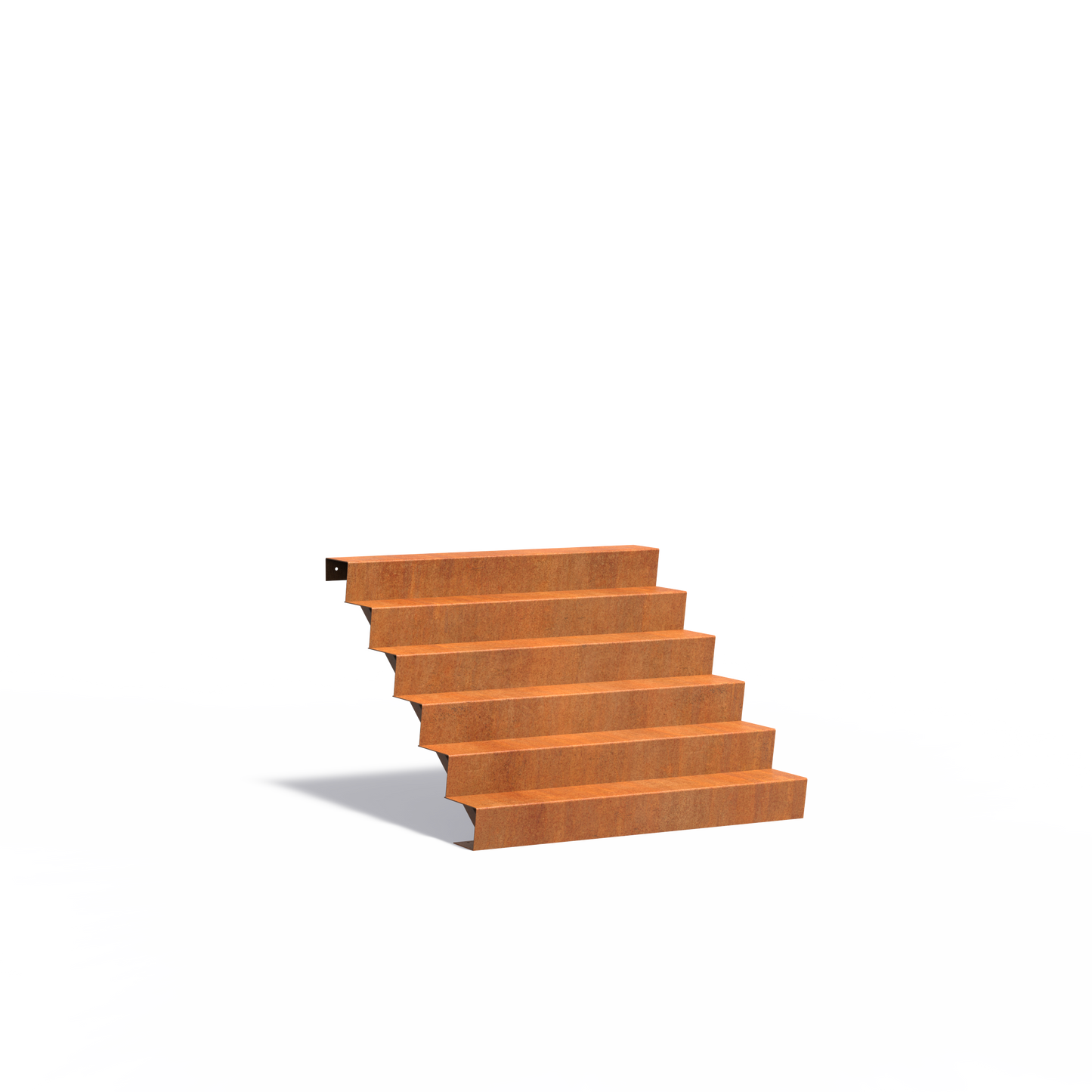 6-stufige Treppe aus Corten