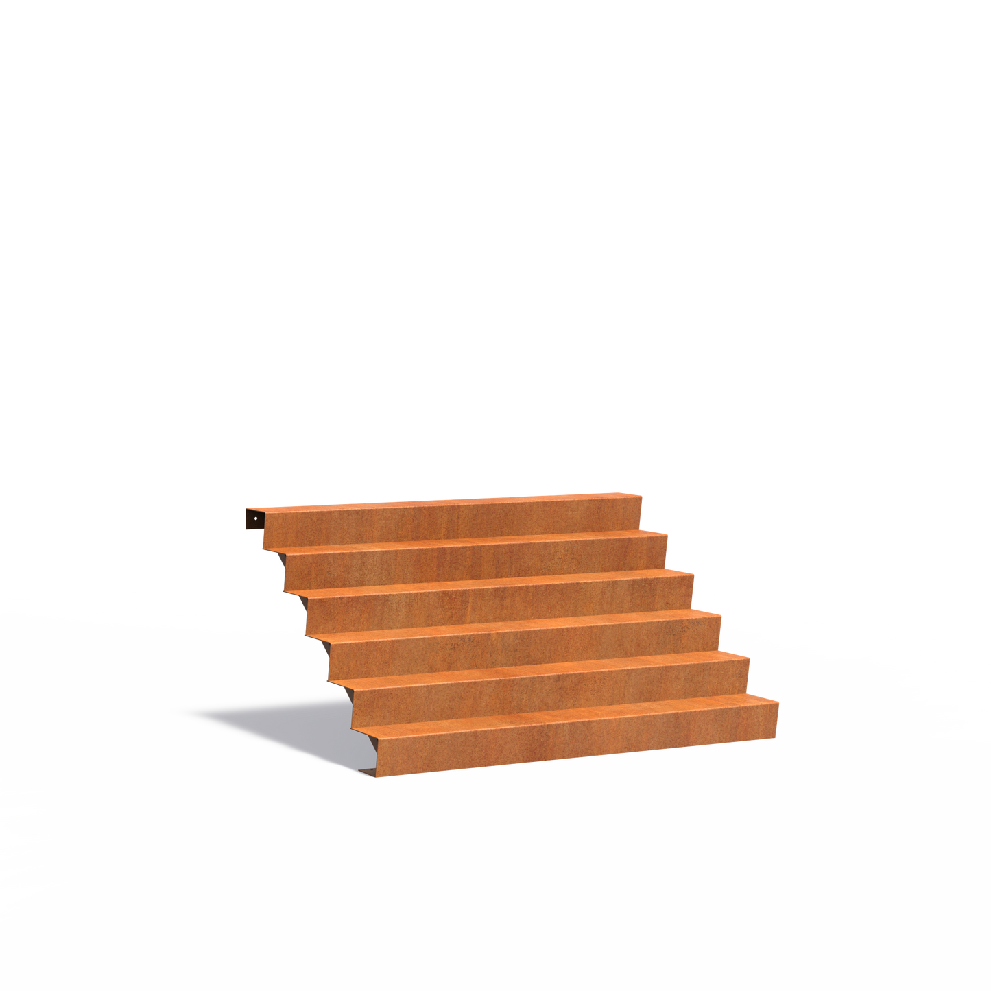 6-stufige Treppe aus Corten