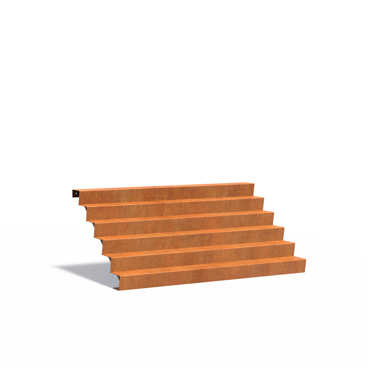 6-stufige Treppe aus Corten
