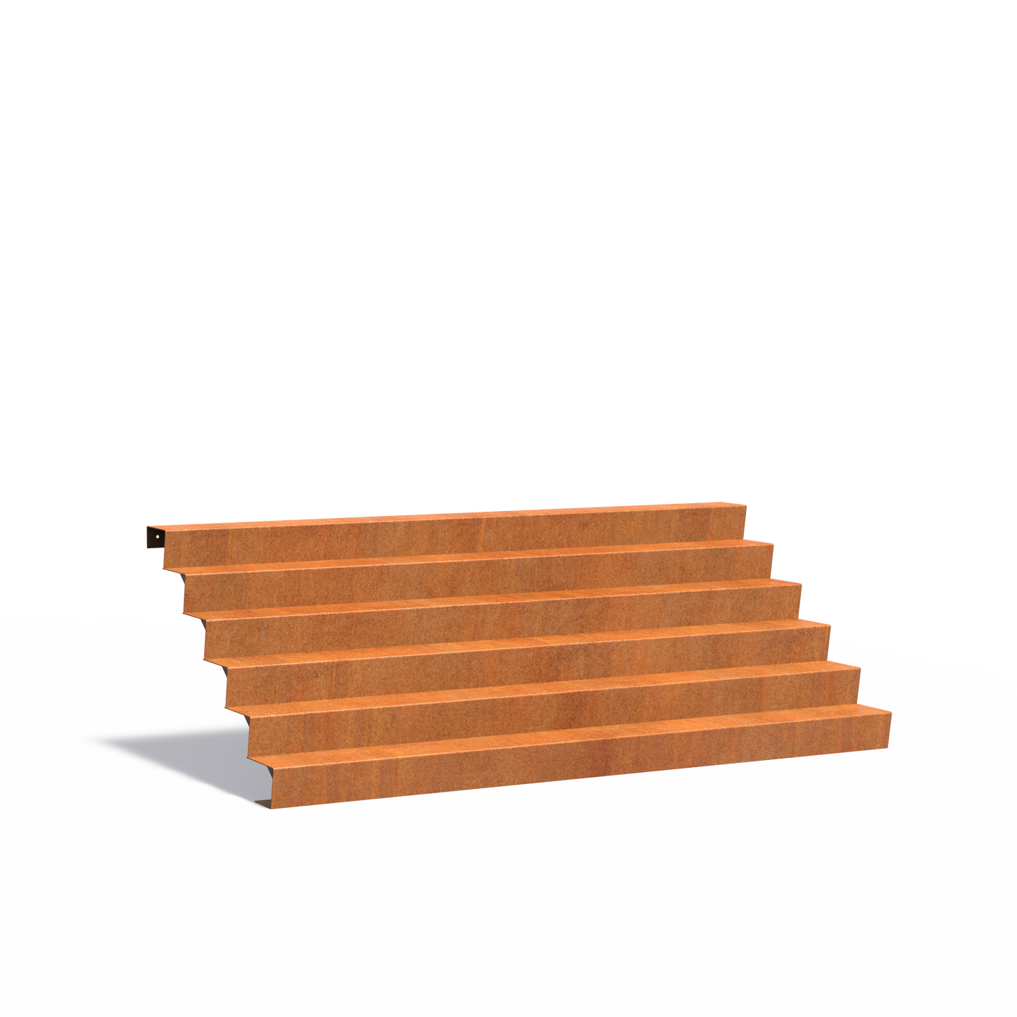 6-stufige Treppe aus Corten