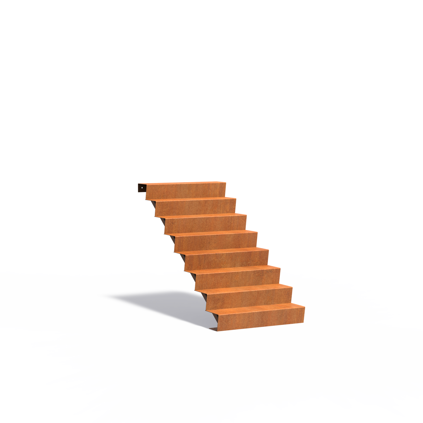 8-stufige Treppe aus Corten