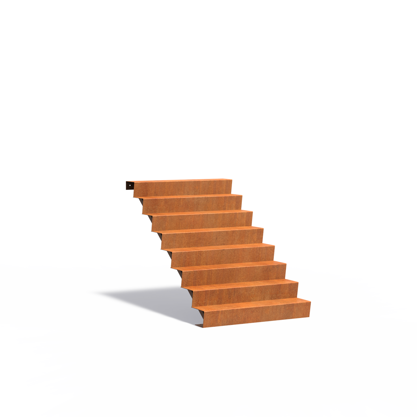 8-stufige Treppe aus Corten