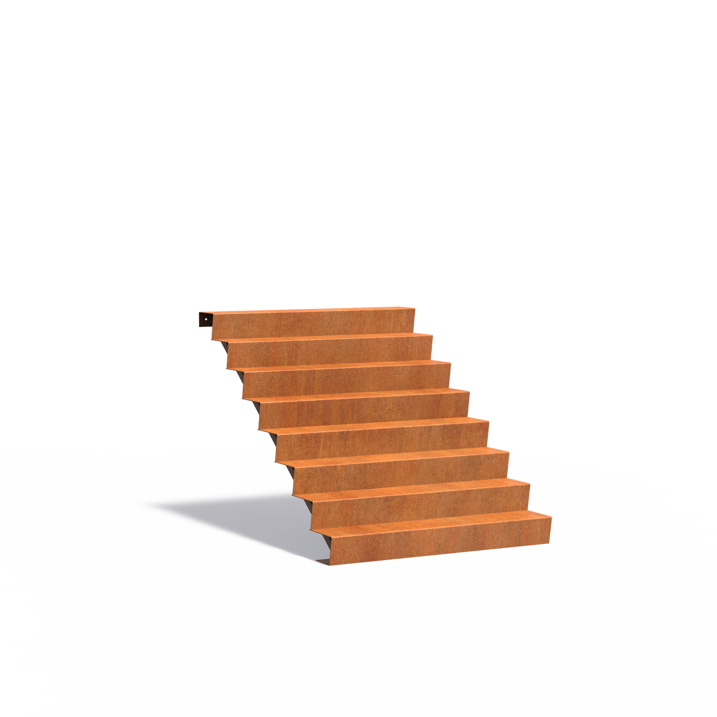 8-stufige Treppe aus Corten
