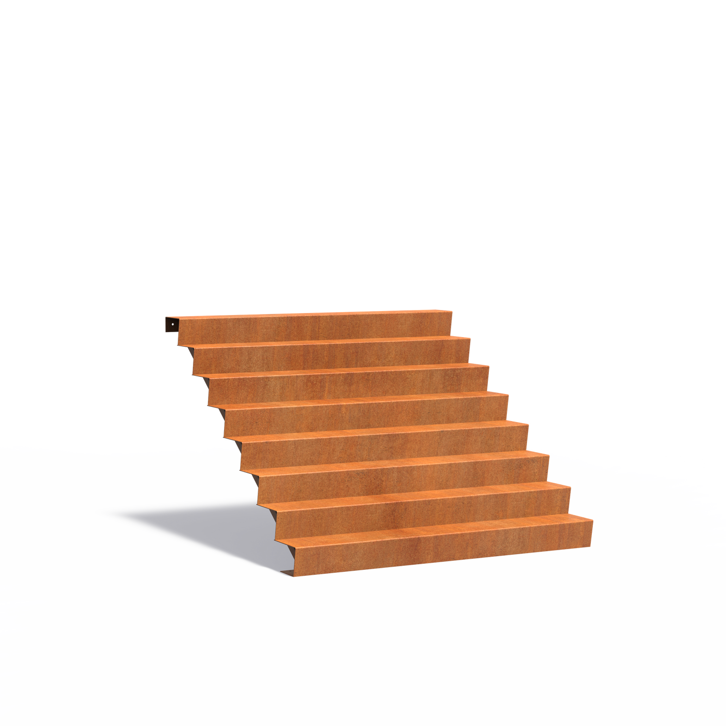 8-stufige Treppe aus Corten