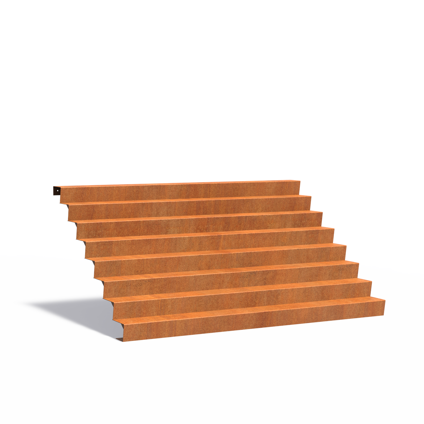8-stufige Treppe aus Corten