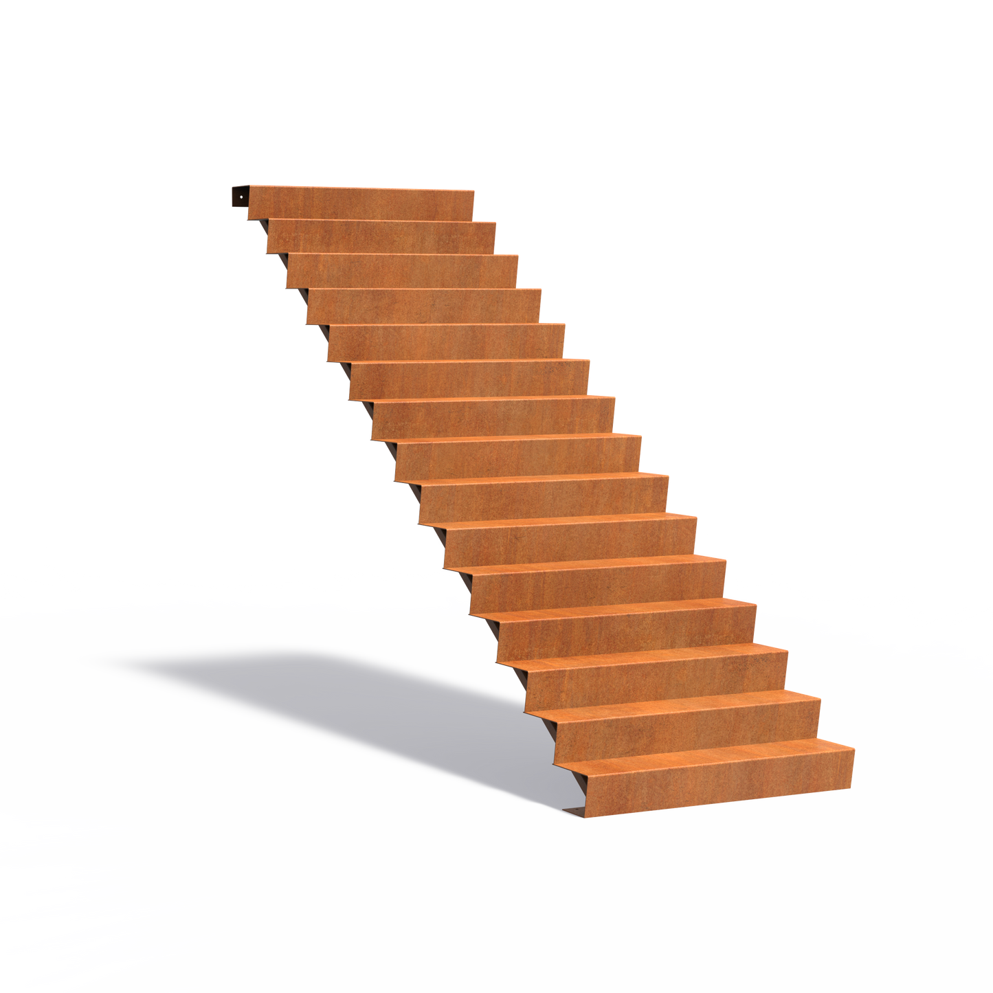 15-stufige Treppe aus Corten