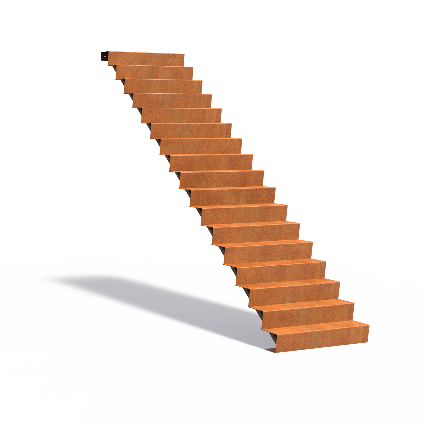 17-stufige Treppe aus Corten
