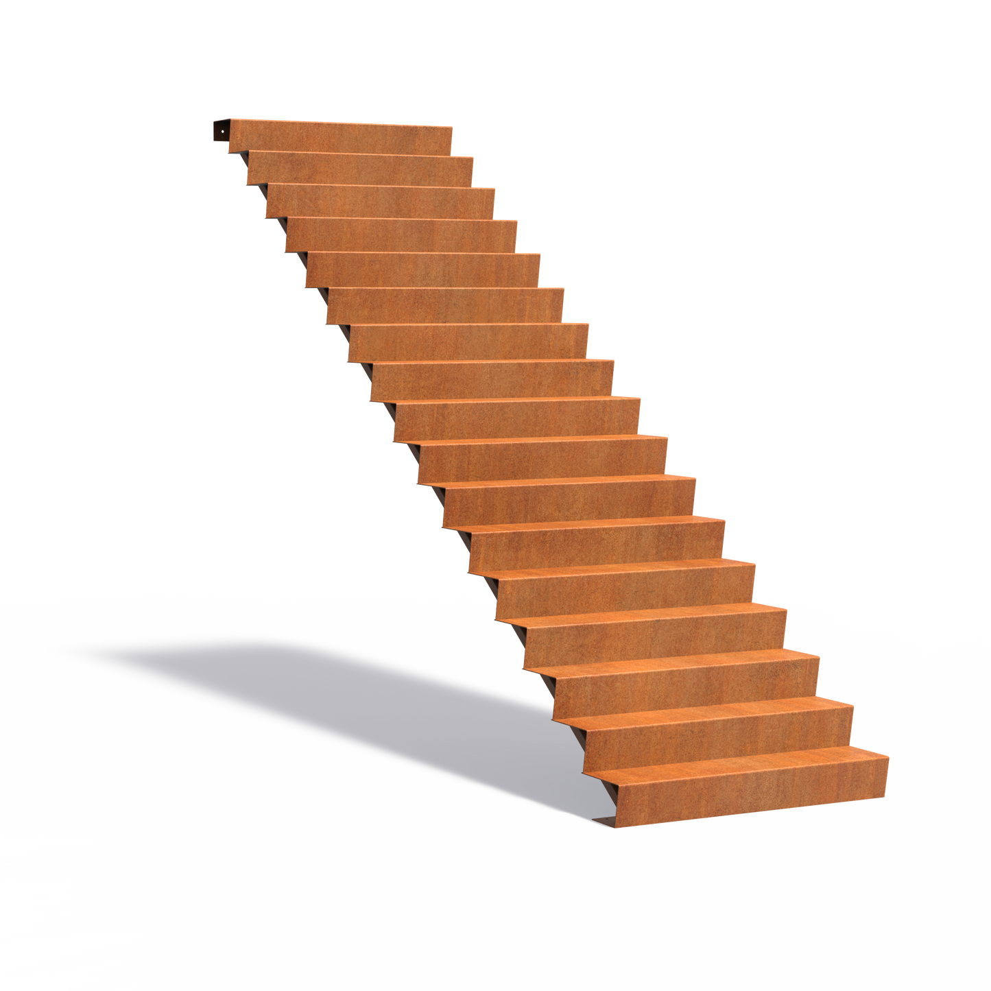 17-stufige Treppe aus Corten
