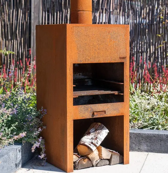 Kamin FORNO STIG aus CorTen