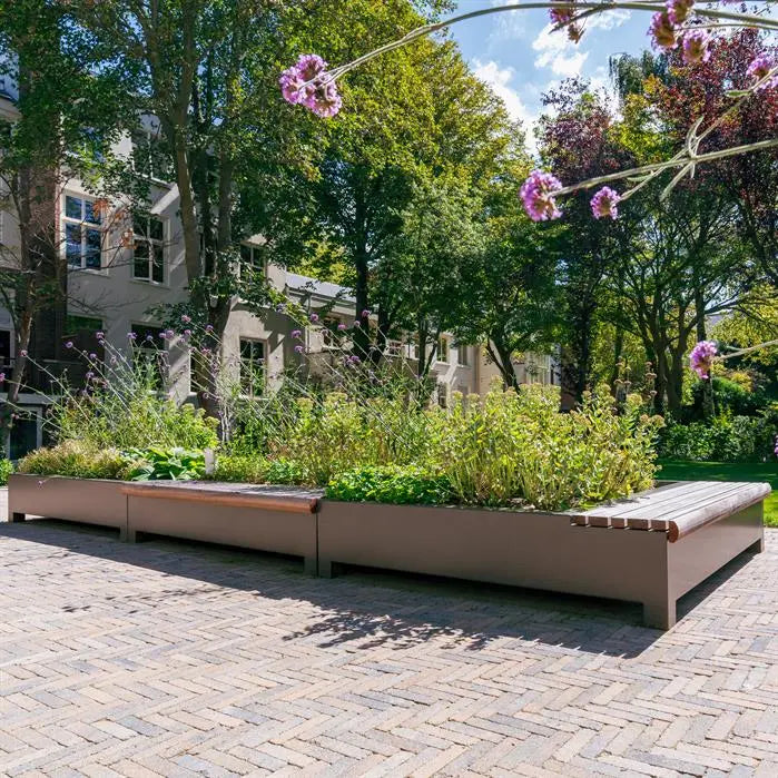 Greenpoints, AROS, mit Doppelbank, Aluminium