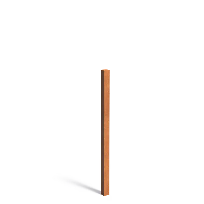 Gartenpfosten, Single, Corten