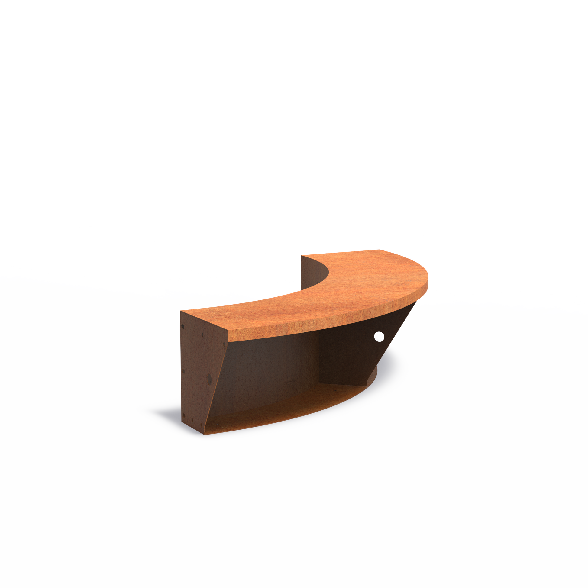 Breite Rundung / innen