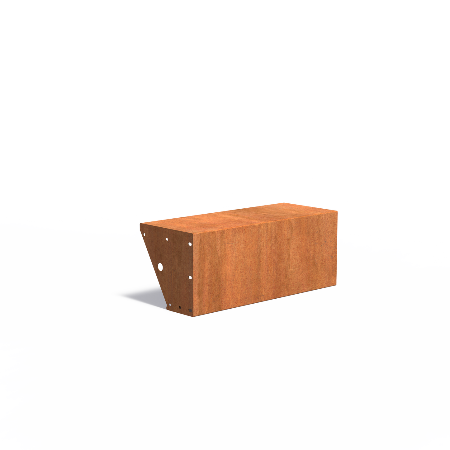 Gerade Stützmauer / breiter Rand