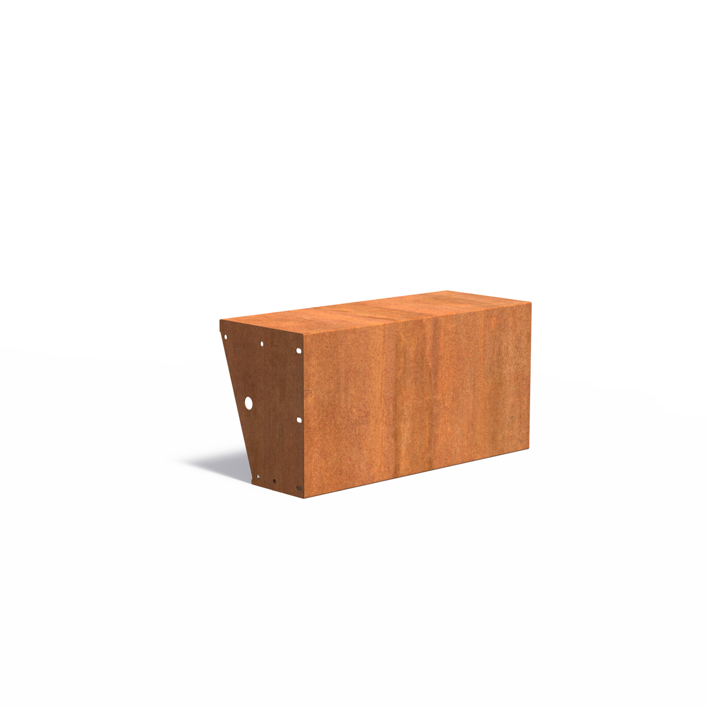 Gerade Stützmauer / breiter Rand