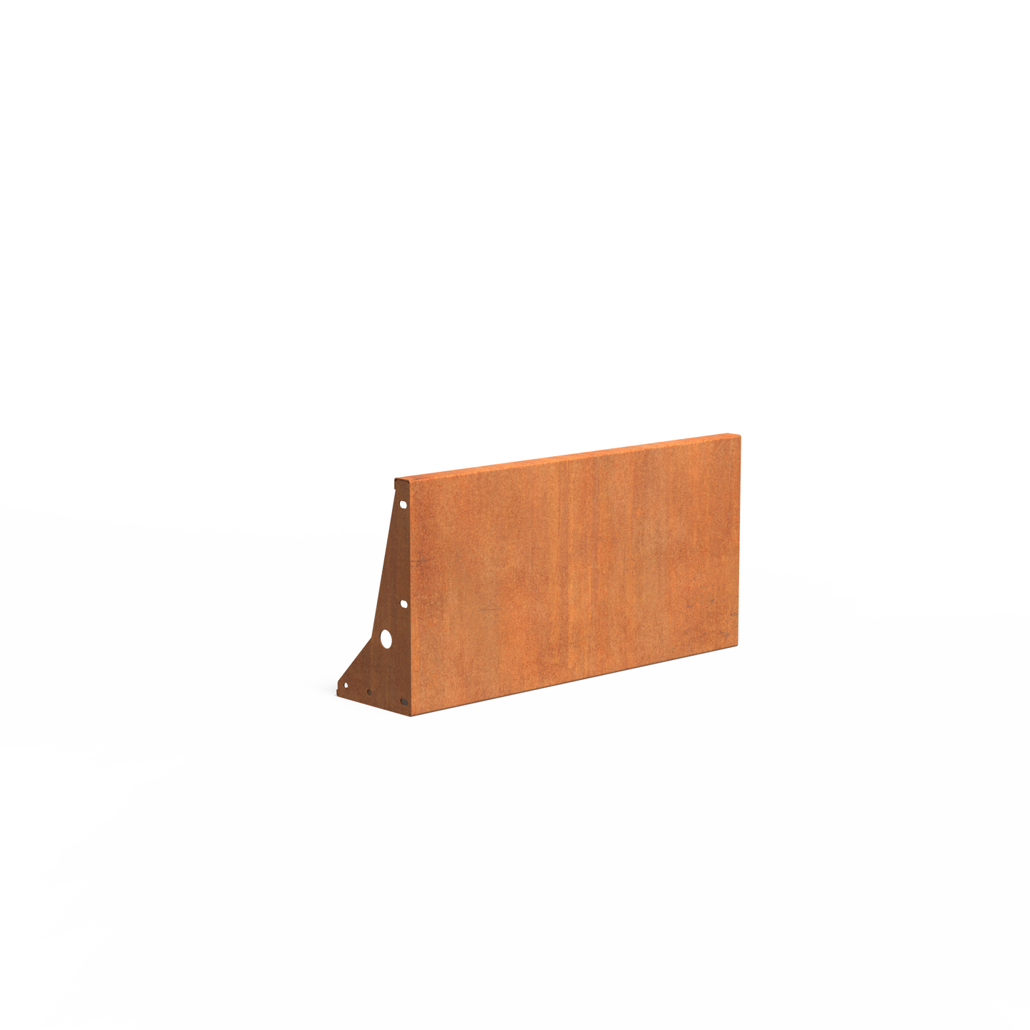 Gerade Stützmauer / schmaler Rand