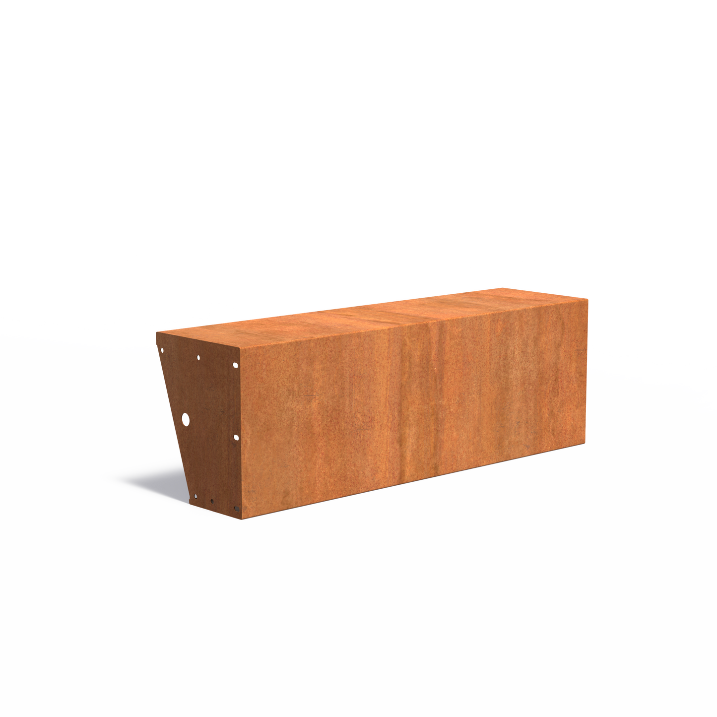 Gerade Stützmauer / breiter Rand